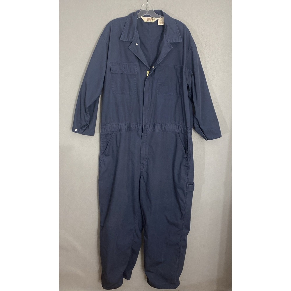 Vintage Big Mac Coveralls Men's 46 S Blue Workwear Utility (46x29)